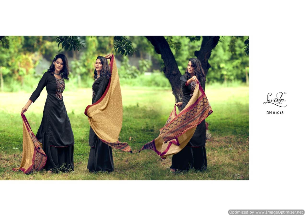 Levisha Meridel 2 Pure Pashmina Designer Party Wear Dress Material at Wholesale Price